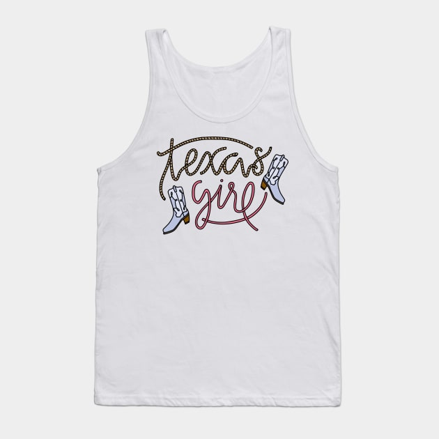 Texas Girl Tank Top by murialbezanson